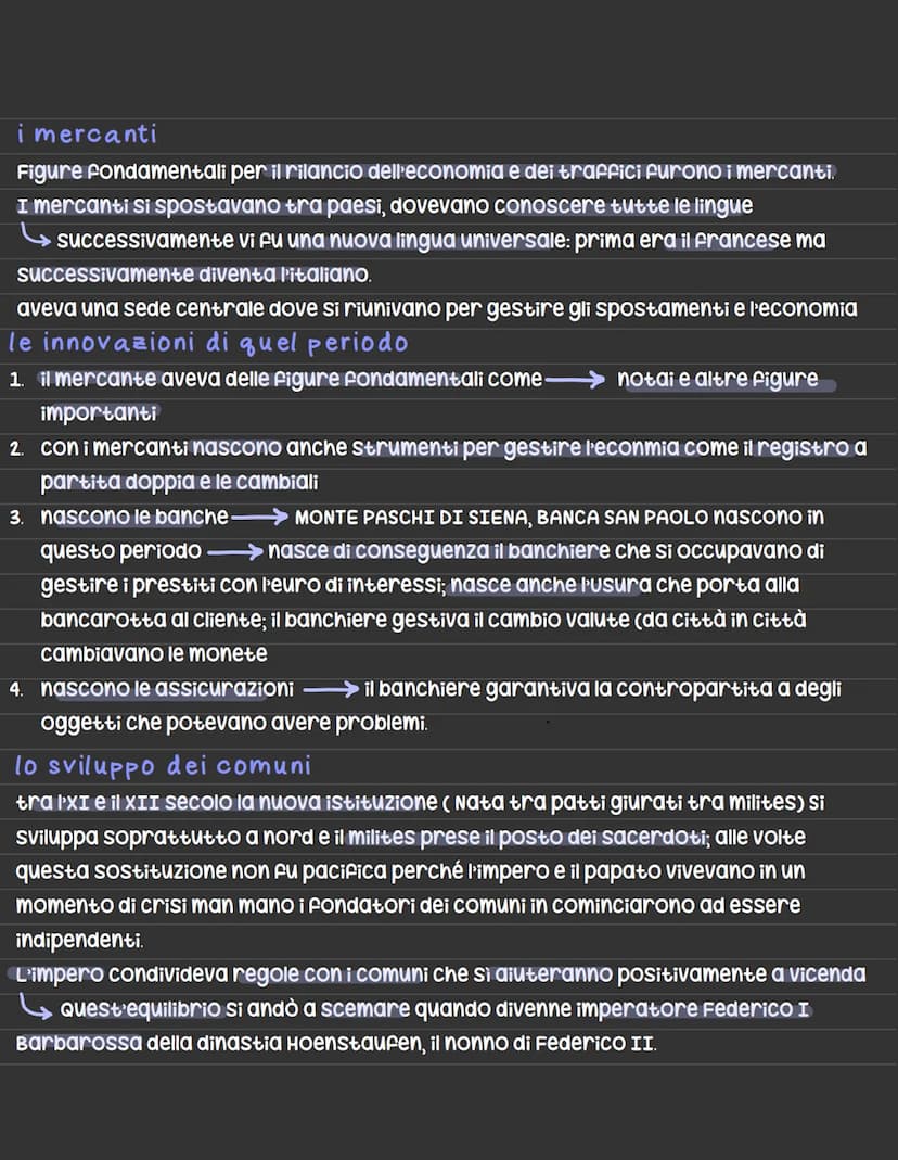 Una nuova istituzione
Il comune
La nascita dei comuni
Fino ad ora abbiamo visto que istituzioni: il papato e l'impero.
Nell'11 secolo nascon
