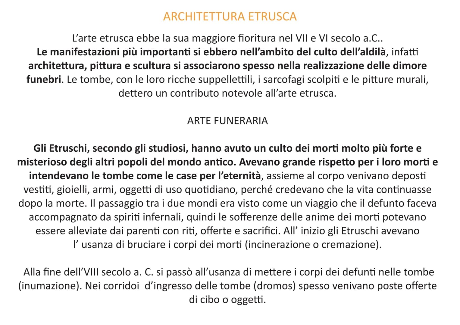 GLI ETRUSCHI
Gli etruschi sono la più grande civiltà dell' Italia antica.
Sulla loro origine e provenienza non ci sono notizie sicure ma gli