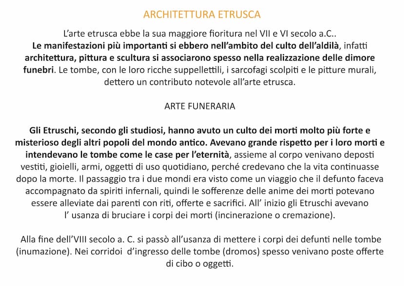 GLI ETRUSCHI
Gli etruschi sono la più grande civiltà dell' Italia antica.
Sulla loro origine e provenienza non ci sono notizie sicure ma gli