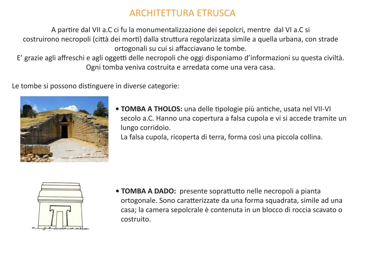 GLI ETRUSCHI
Gli etruschi sono la più grande civiltà dell' Italia antica.
Sulla loro origine e provenienza non ci sono notizie sicure ma gli