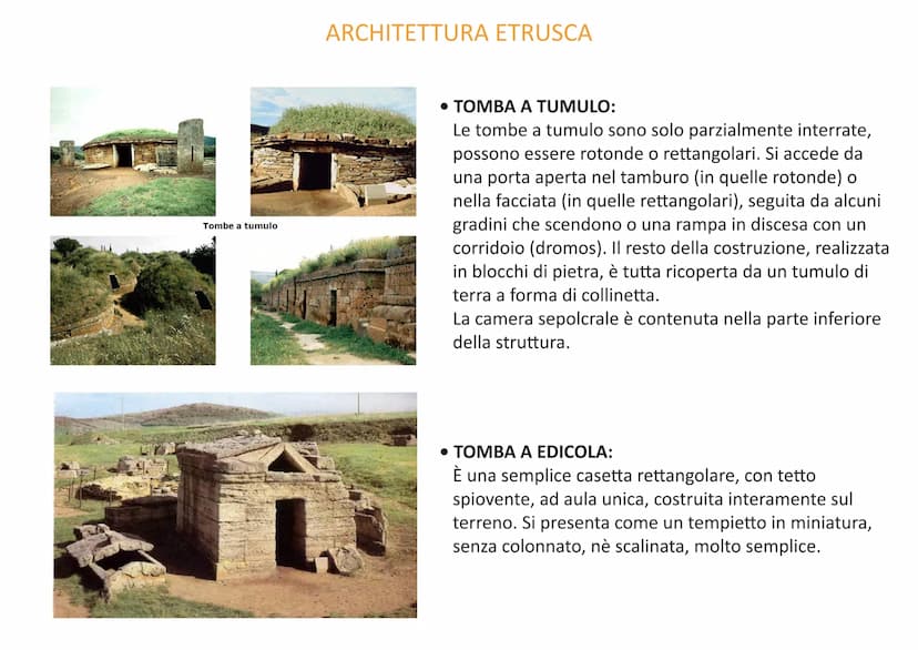 GLI ETRUSCHI
Gli etruschi sono la più grande civiltà dell' Italia antica.
Sulla loro origine e provenienza non ci sono notizie sicure ma gli