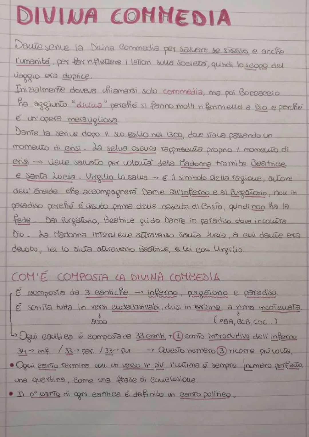 Divina commedia e Infermo