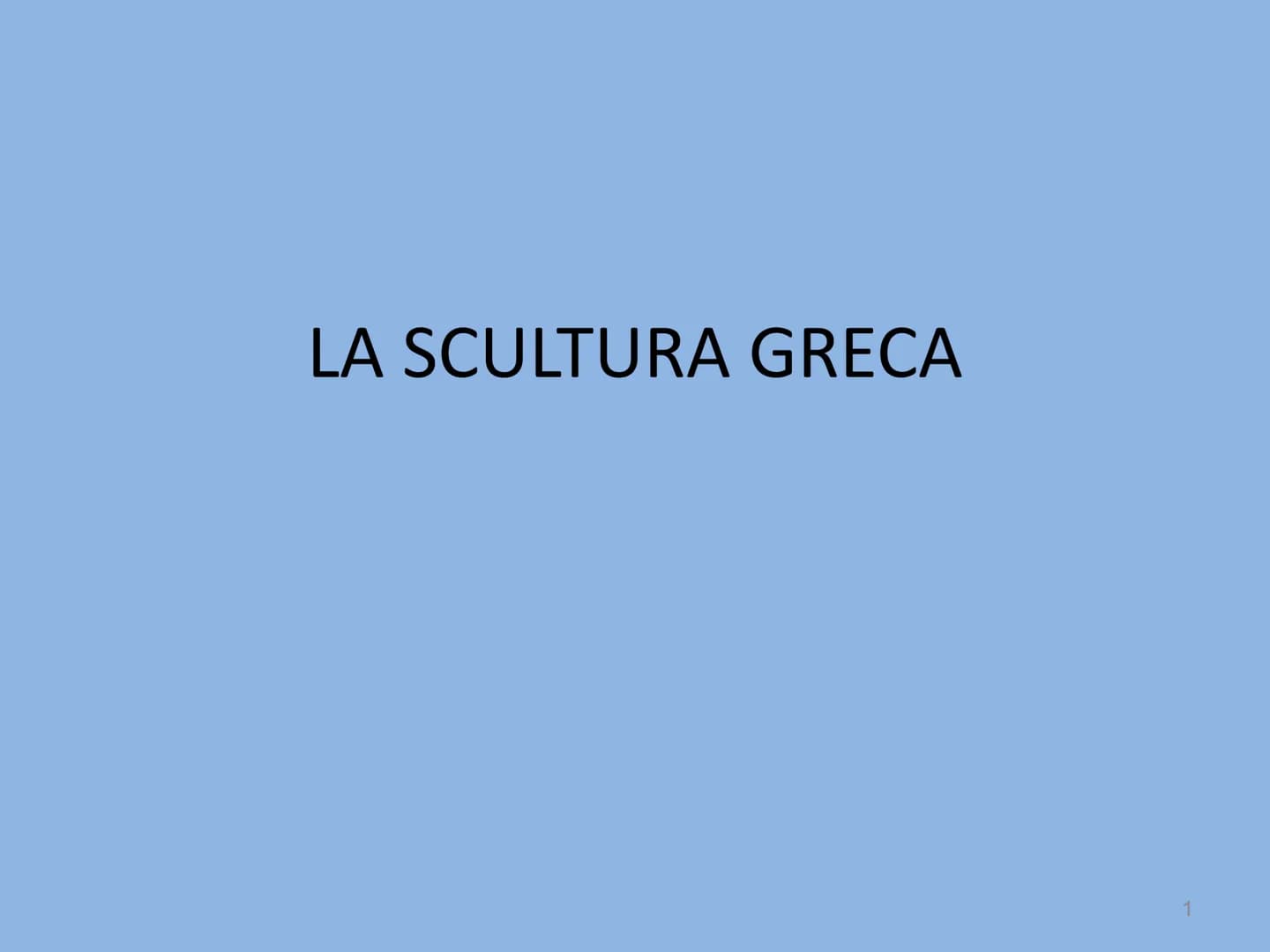 LA SCULTURA GRECA
1 Dama di Auxerre, 630 a.C. ca., calcare, h. 65 cm;
Parigi, Louvre
LA SCULTURA DEDALICA
SI SVILUPPO' A CRETA (ELENIZZATA)

