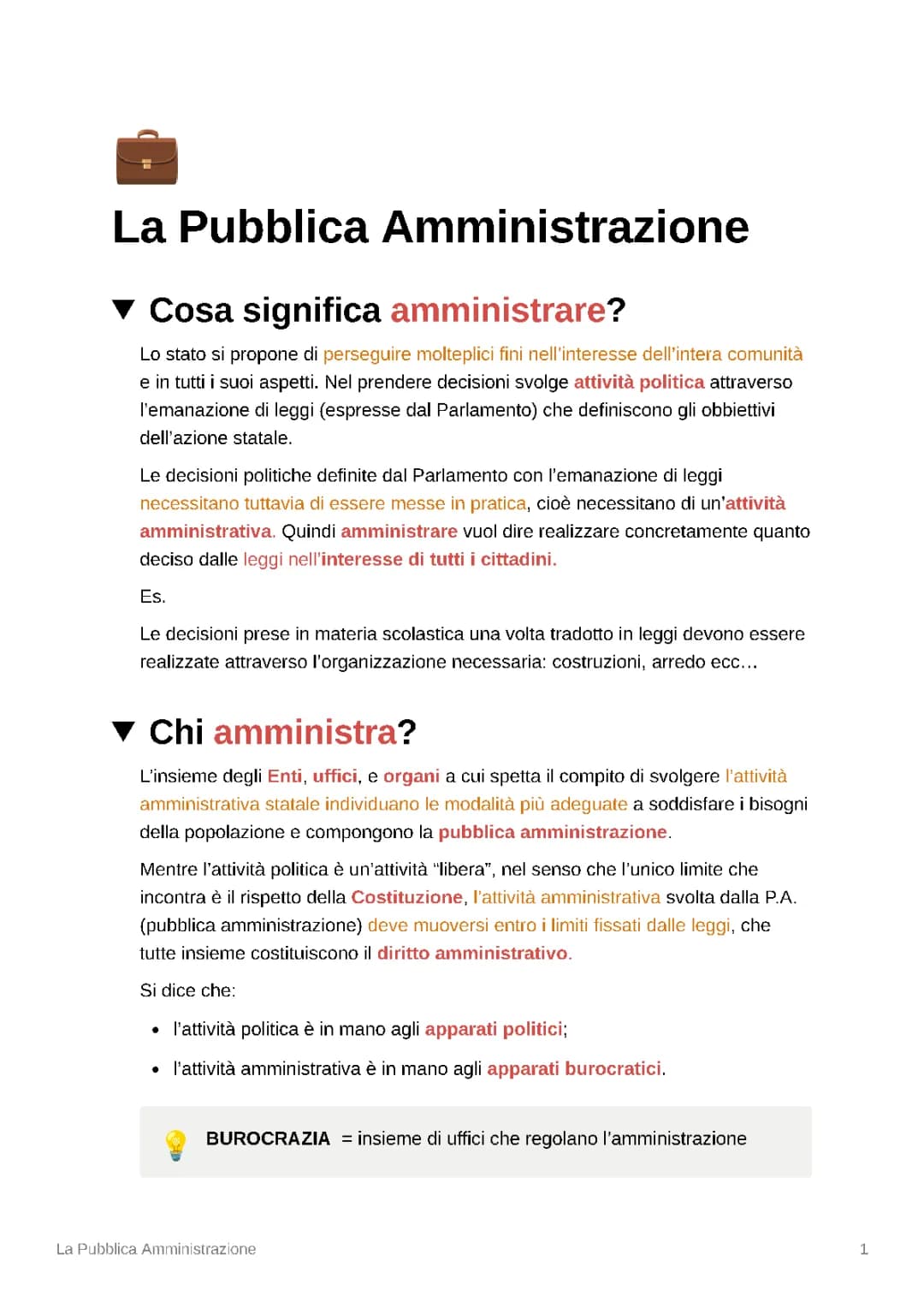 Cos'è la Pubblica Amministrazione? Esempi e Riforme Importanti