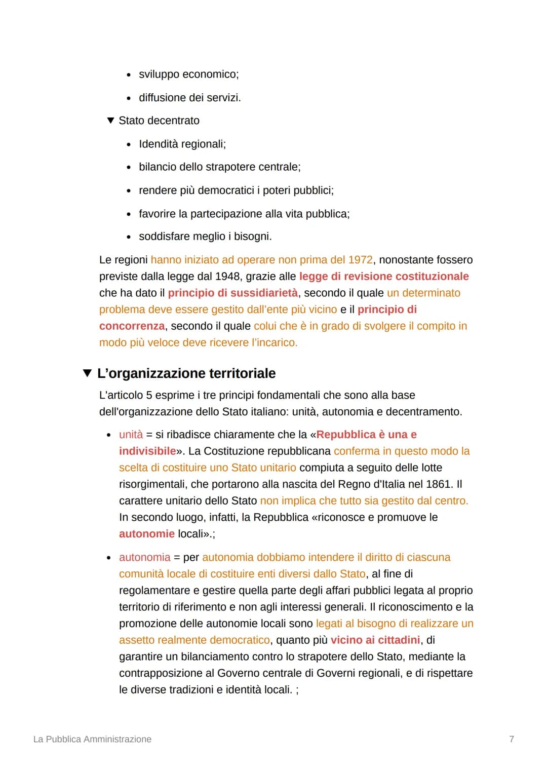 La Pubblica Amministrazione
▼ Cosa significa amministrare?
Lo stato si propone di perseguire molteplici fini nell'interesse dell'intera comu