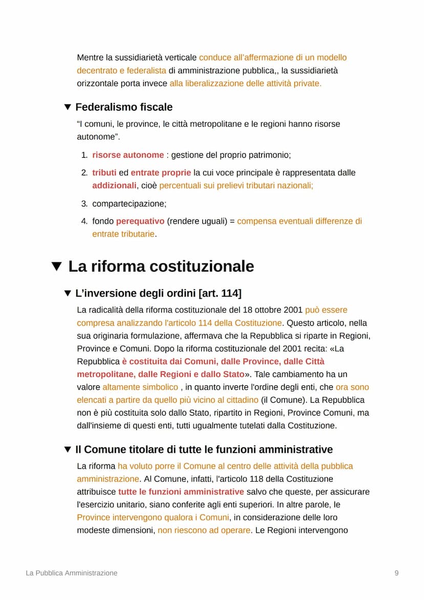 La Pubblica Amministrazione
▼ Cosa significa amministrare?
Lo stato si propone di perseguire molteplici fini nell'interesse dell'intera comu