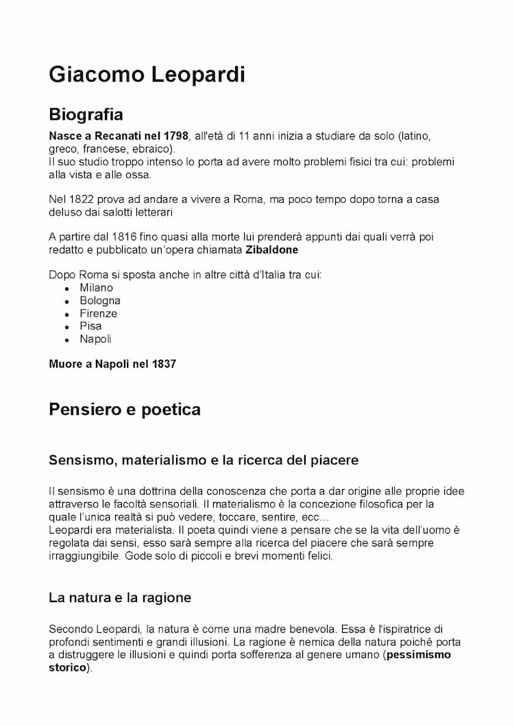 Know Leopardi, Naturalismo e verismo, Verga, Carducci, Pascoli, D'Annunzio, Gozzano, Corazzini, Futurismo, Marinetti, Pirandello, Ungaretti, Montale, Primo Levi e Italo Calvino. thumbnail