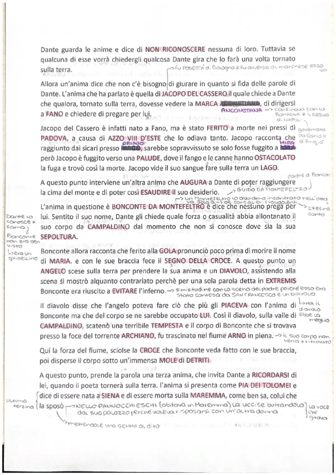 # CANTO 5

NEGLIGENTI byg anell

Dante e Virgilio si allontanano dalle anime dei PIGRI A PENTIRSI e una di esse, non
appena i due poeti si s