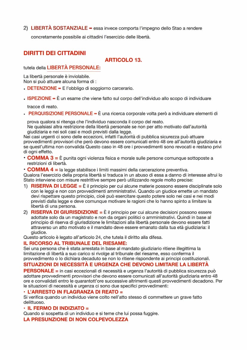 DIRITTO
LA COSTITUZIONE
ITALIANA
La costituzione italiana è la legge fondamentale dello Stato. Essa fu pronta nell'arco di un anno e
mezzo E