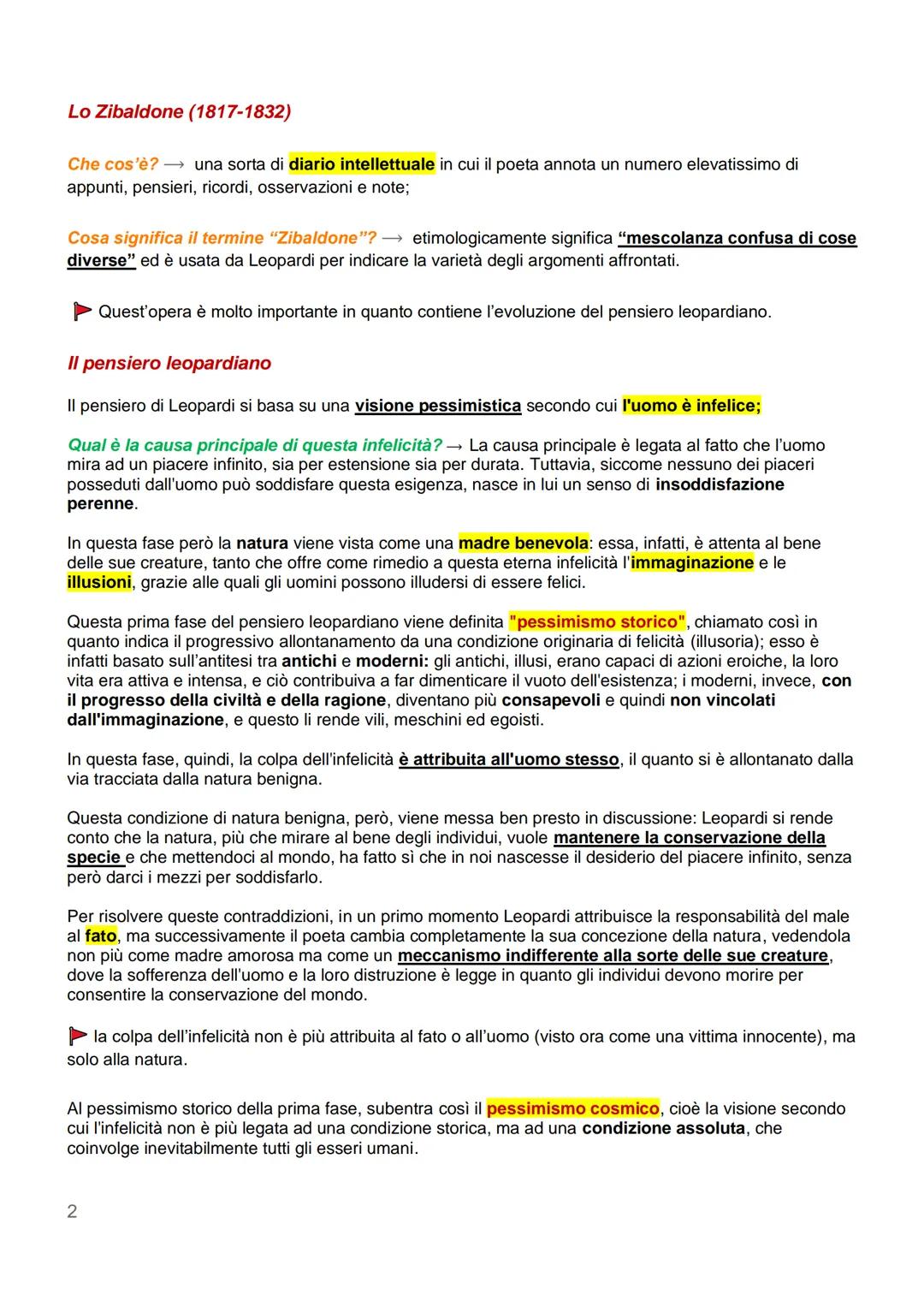 Giacomo Leopardi (1798-1837)

La vita

- Nasce a Recanati da una famiglia della nobiltà terriera →
atmosfera autoritaria e bigotta
- Visione