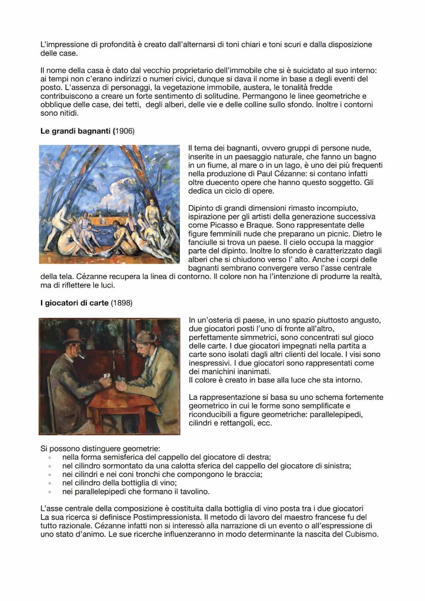 Postimpressionismo
All'incirca dal 1880/1885 fino alla fine dell'800, dunque durante l'ultimo ventennio del XIX secolo,
si sviluppa in Franc