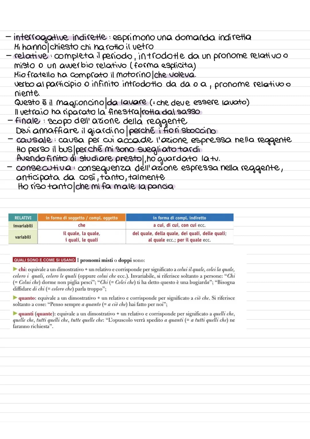 CONGIUNZIONI COORDINANTI
:
copulative e, anche, pure, inoltre, neanche, eppure
disgiuntive: o, oppure, altrimenti
avversative: ma, però, tut