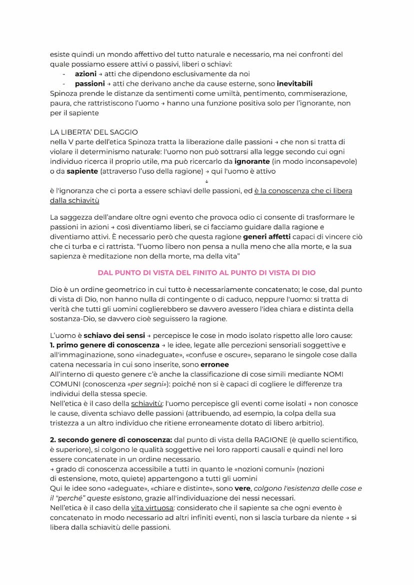 SPINOZA
- nasce ad Amsterdam il 24/11/1632 da una famiglia di ebrei convertiti al cristianesimo
(marrani) fuggiti dalla Spagna a causa delle