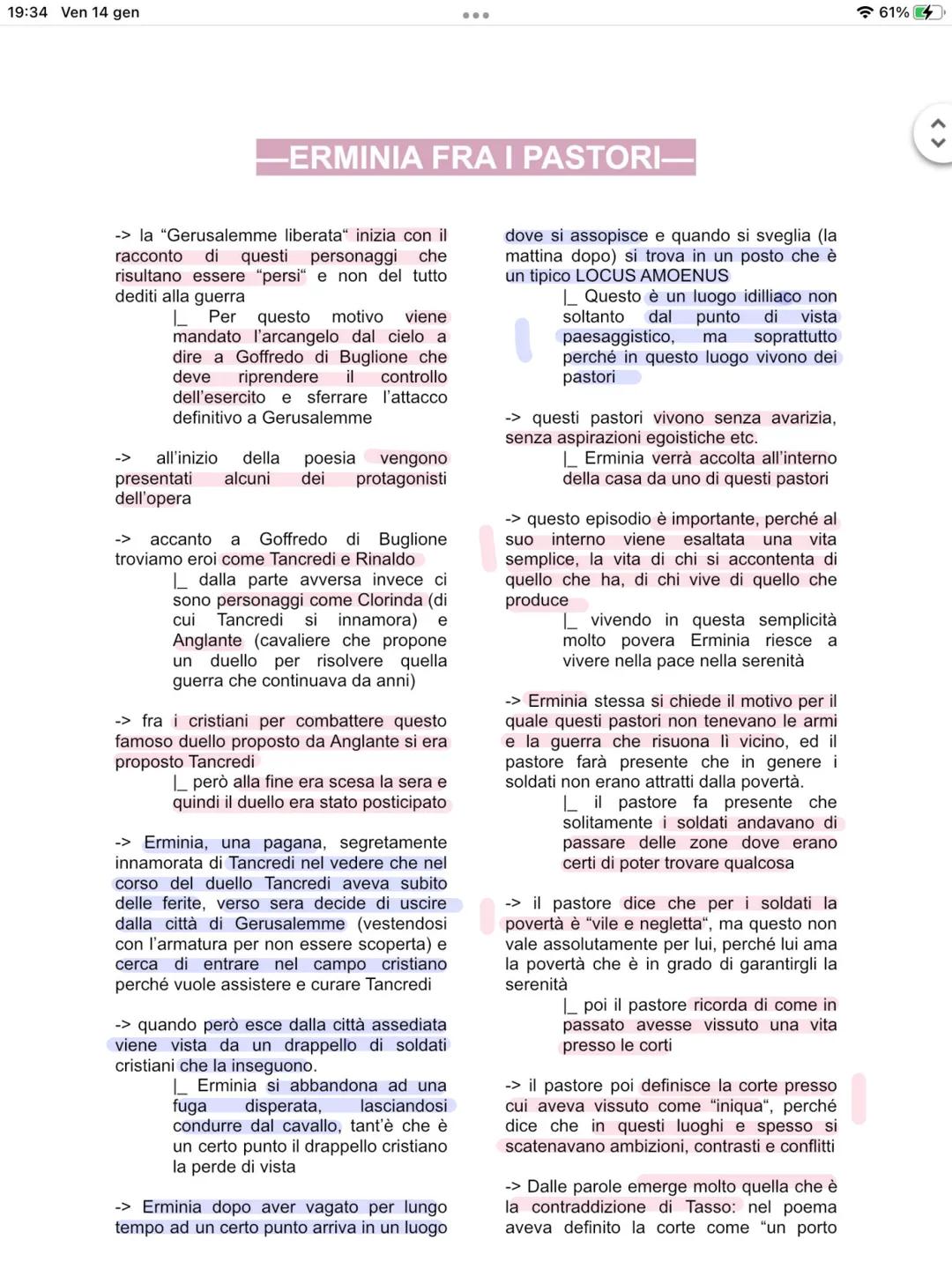Tewo
TASSO 19:34 Ven 14 gen
-TASSO-
-> il periodo in cui tasso vive è sempre il
500
mentre Ariosto è vissuto nella
prima metà del 500, con T