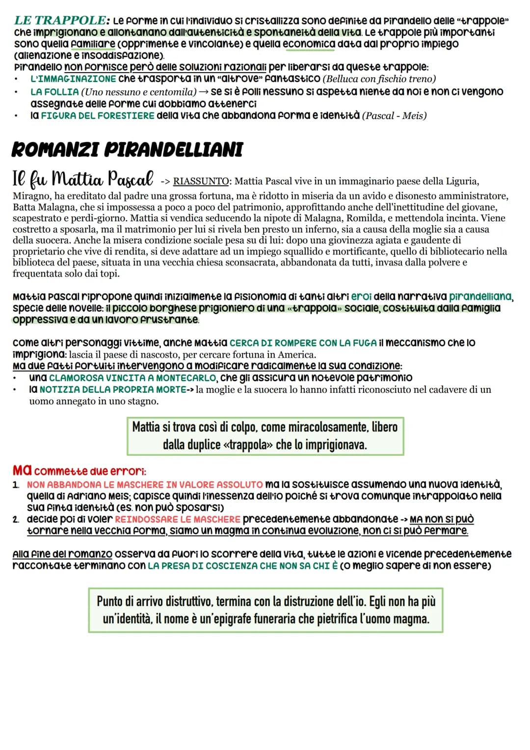 ROMANZO DEL PRIMO NOVECENTO
Il Novecento è stato definito come il secolo della crisi, ovvero il secolo in cui avviene il crollo di tutte le
