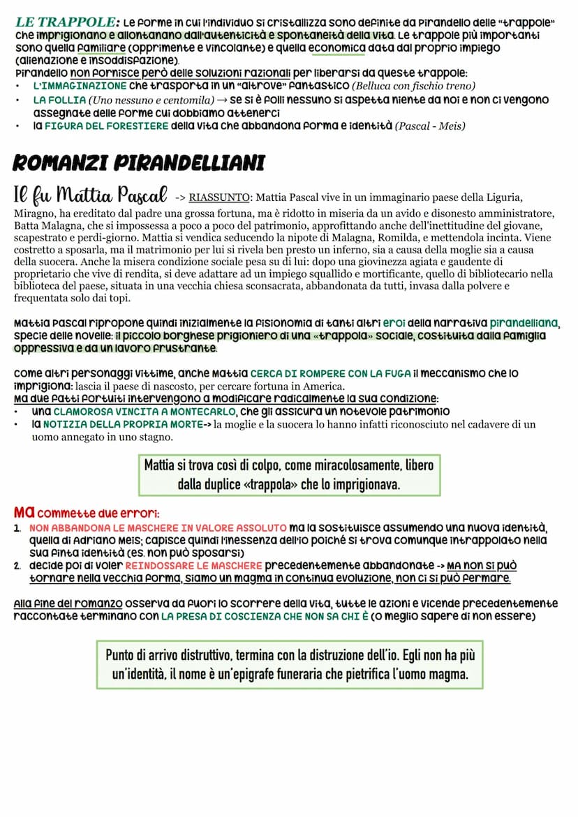 ROMANZO DEL PRIMO NOVECENTO
Il Novecento è stato definito come il secolo della crisi, ovvero il secolo in cui avviene il crollo di tutte le
