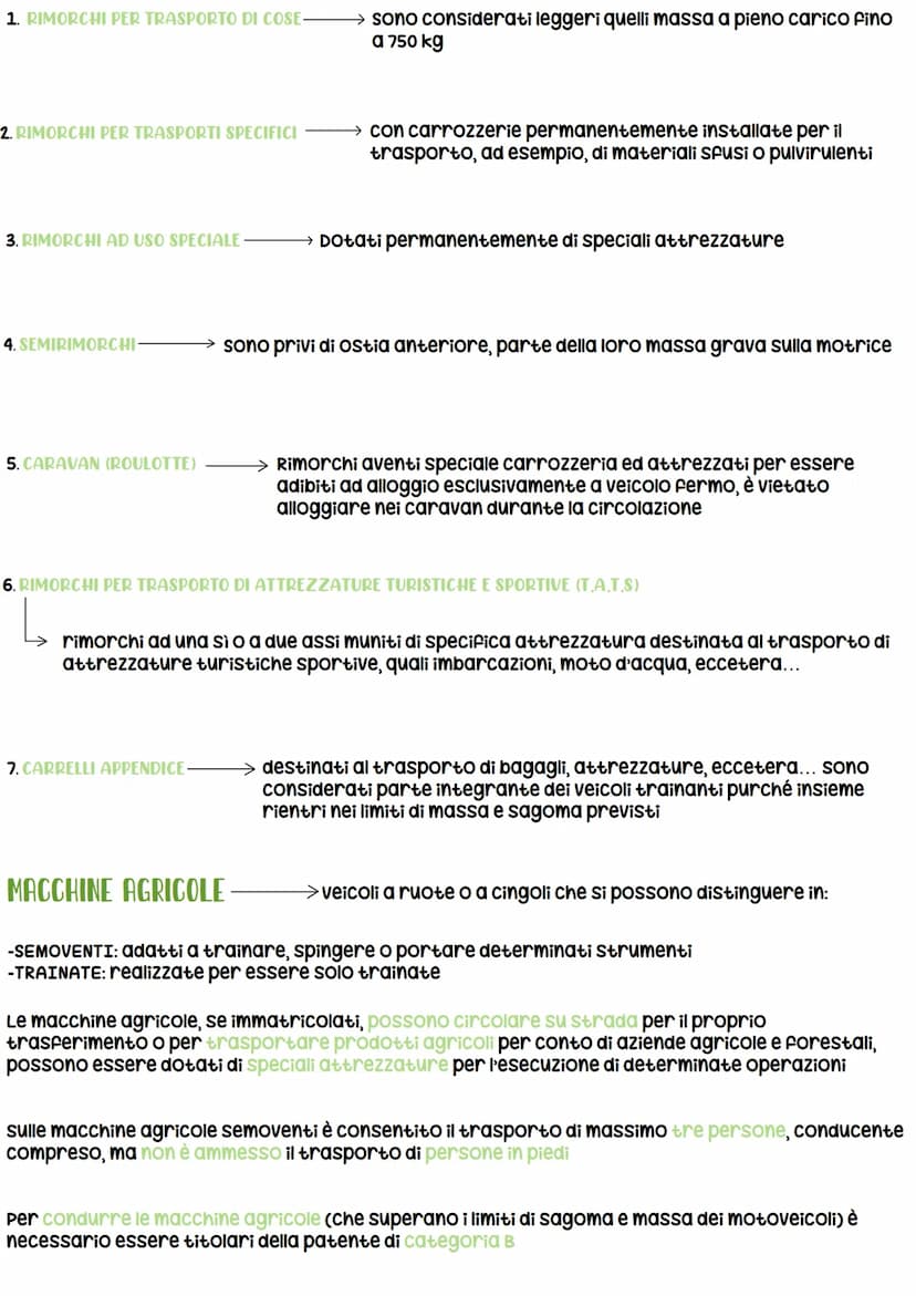 VEICOLO-
Classificazione dei veicoli
Qualsiasi macchina (con o senza motore) che circola su strada condotta dall'uomo
1. VEICOLI PRIVI DI MO