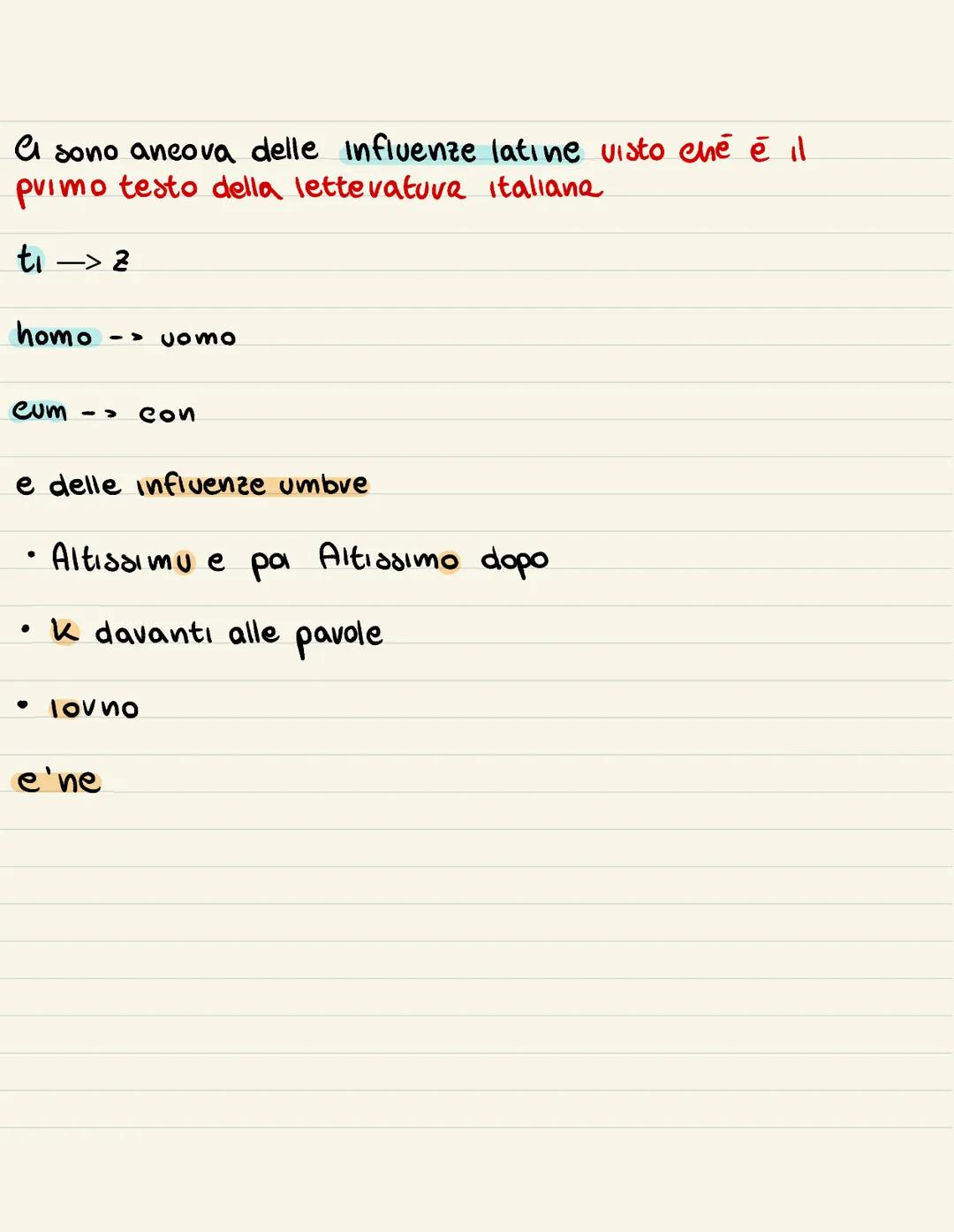Il cantico delle creature o di frate sole
• Di Francesco d'Assisi, testo veligioso, 1224 d.c.
PRIMA PRODUZIONE LETTERARIA ITALIANA
metvica: 