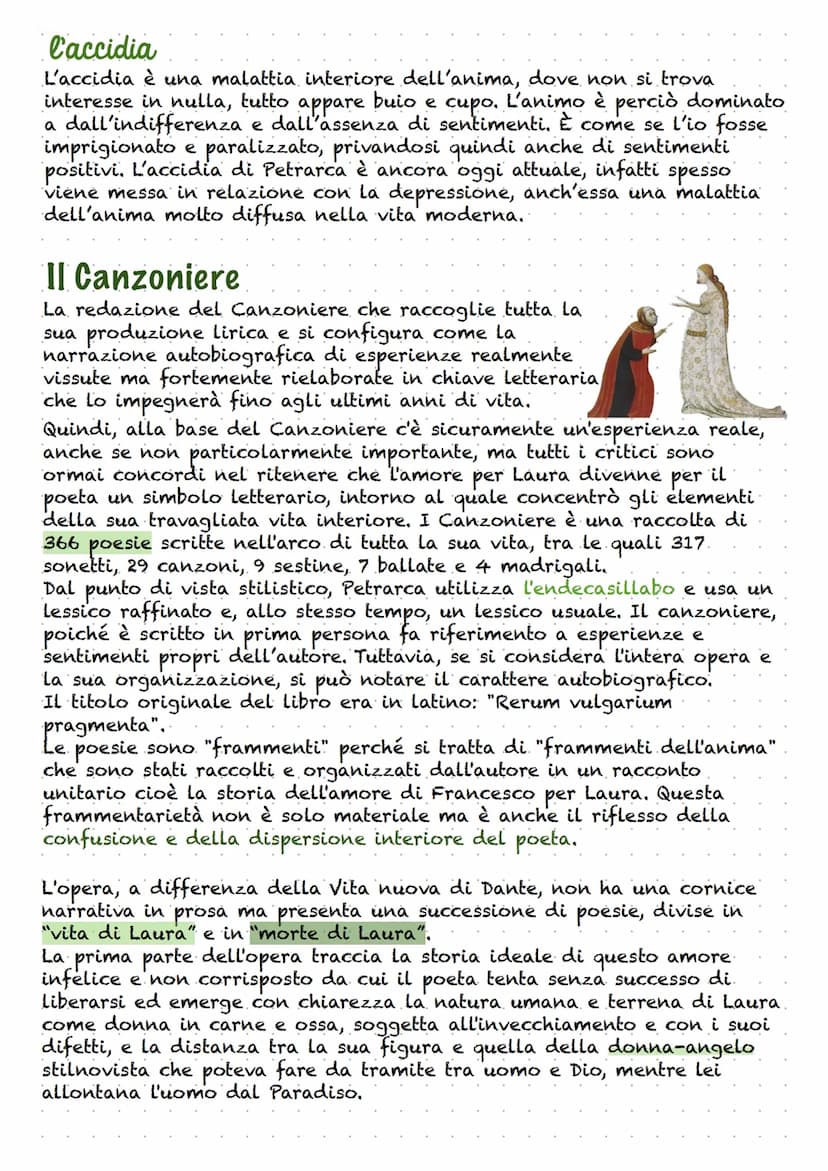 PETRARCA
La vita
Egli naque ad Arezzo nel 1304 da una famiglia borghese,
appartenente ai guelfi bianchi. Nel 1312 si trasferisce ad
Avignone