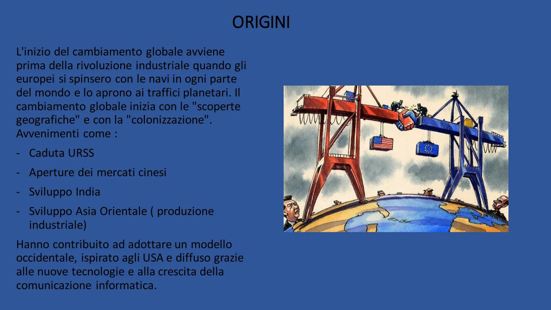 GLOBALIZZAZIONE
RICERCA DI ILARIA DE NARDO 3°A.
2022/2023 CHE COS'È?
La globalizzazione è il processo che
porta alla formazione di un unico

