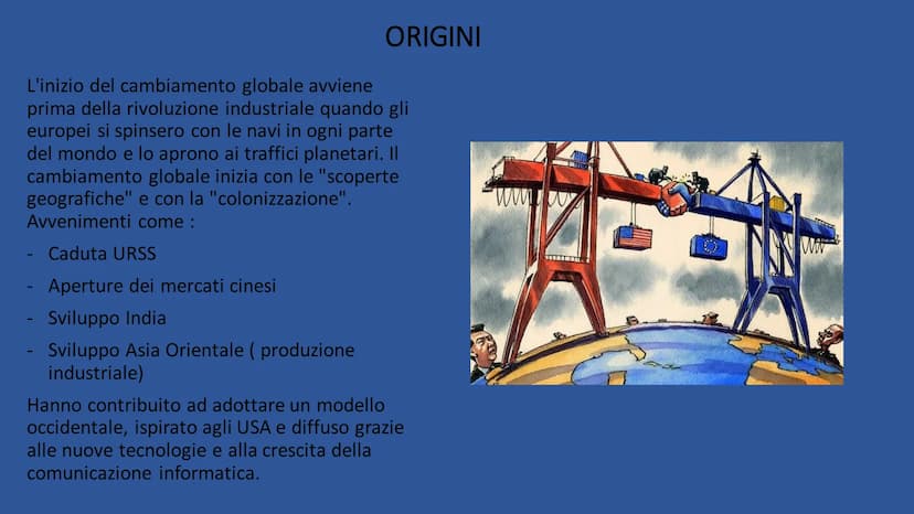GLOBALIZZAZIONE
RICERCA DI ILARIA DE NARDO 3°A.
2022/2023 CHE COS'È?
La globalizzazione è il processo che
porta alla formazione di un unico
