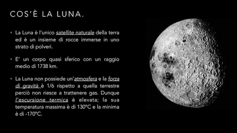 FRANCESCA SINATRA 1ªCSA
LA LUNA -COS'È LA LUNA?
-QUAL È LA SUA ORIGINE?
-LA LUNA COMPIE DEI MOTI?
-COSA SONO LE FASI LUNARI?
-COSA SONO LE E