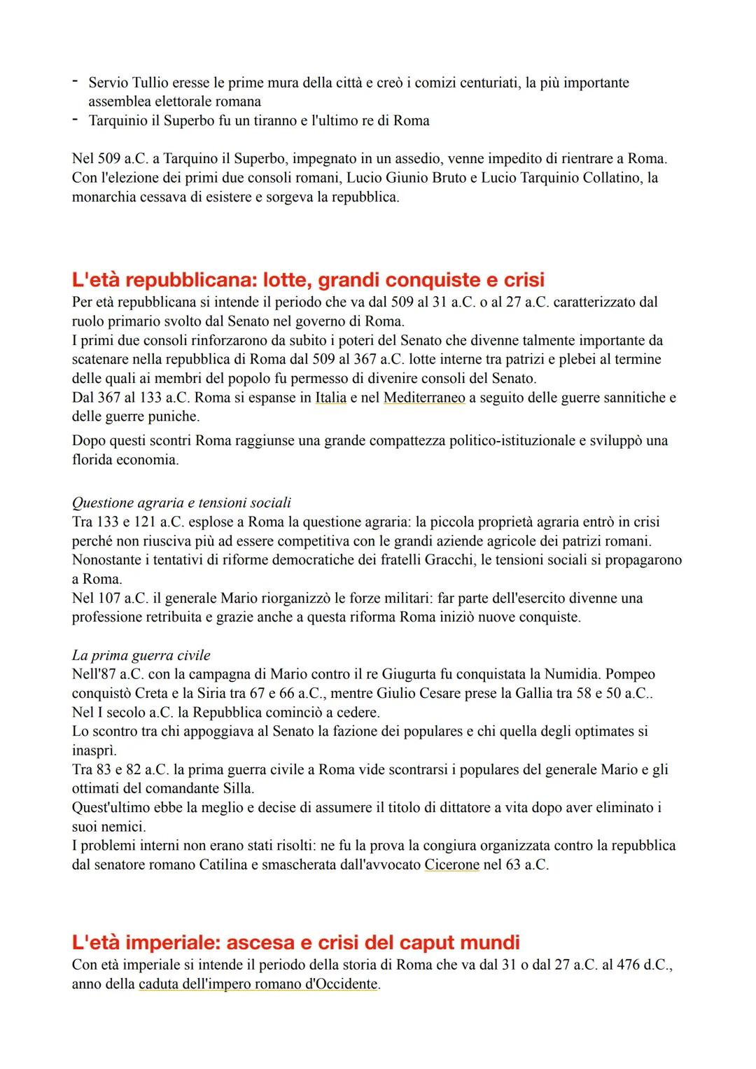 Storia romana
La storia romana detta anche storia di Roma antica narra le vicende che videro protagonista la città
di Roma dalla mitica fond