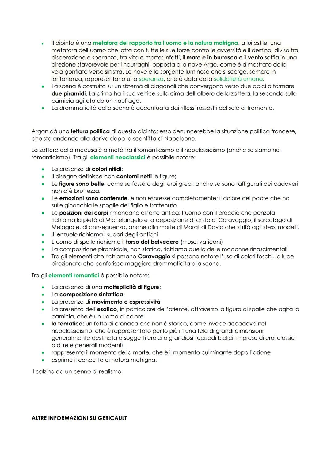 # RAPPORTO UOMO NATURA
LA ZATTERA DELLA MEDUSA (CONCEZIONE ROMANTICA DELLA NATURA MATRIGNA)

La zattera della medusa è l'opera più impegnati