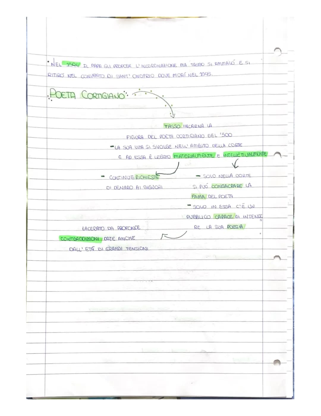 
<h2 id="infanziaeformazione">Infanzia e Formazione</h2>
<p>Torquato Tasso nacque a Sorrento l'11 marzo 1544 e morì a Roma nell'aprile del 1