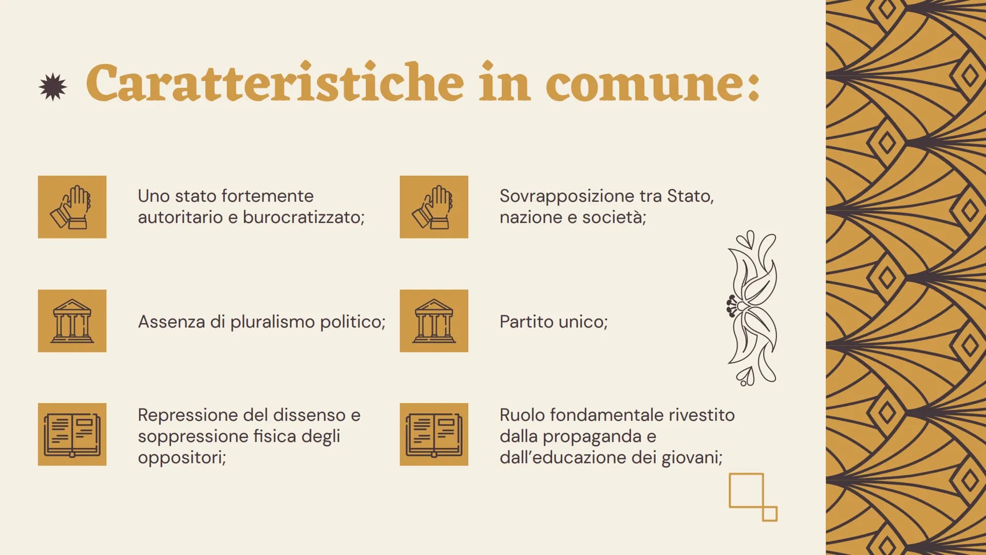 Comunismo - Fascismo - Nazismo
TRE REGIMI TOTALITARI A CONFRONTO
Progetto realizzato da Martina Russo 01
Che cos'è il totalitarismo?
Indice
