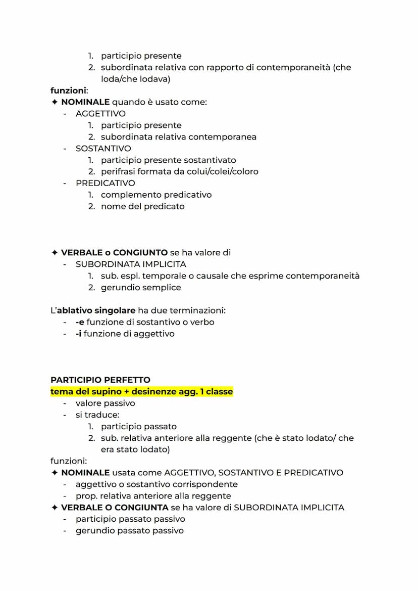 DECLINAZIONI
1
a
ae
ae
am
5 o c
a
a
3 mef
.../is
is
em
.../is
e
4 neutro
3 3 3 3 3 3
u
us
ae
arum
is
as
ae
is
O
S
t
mus
tis
nt
TEMPI VERBALI