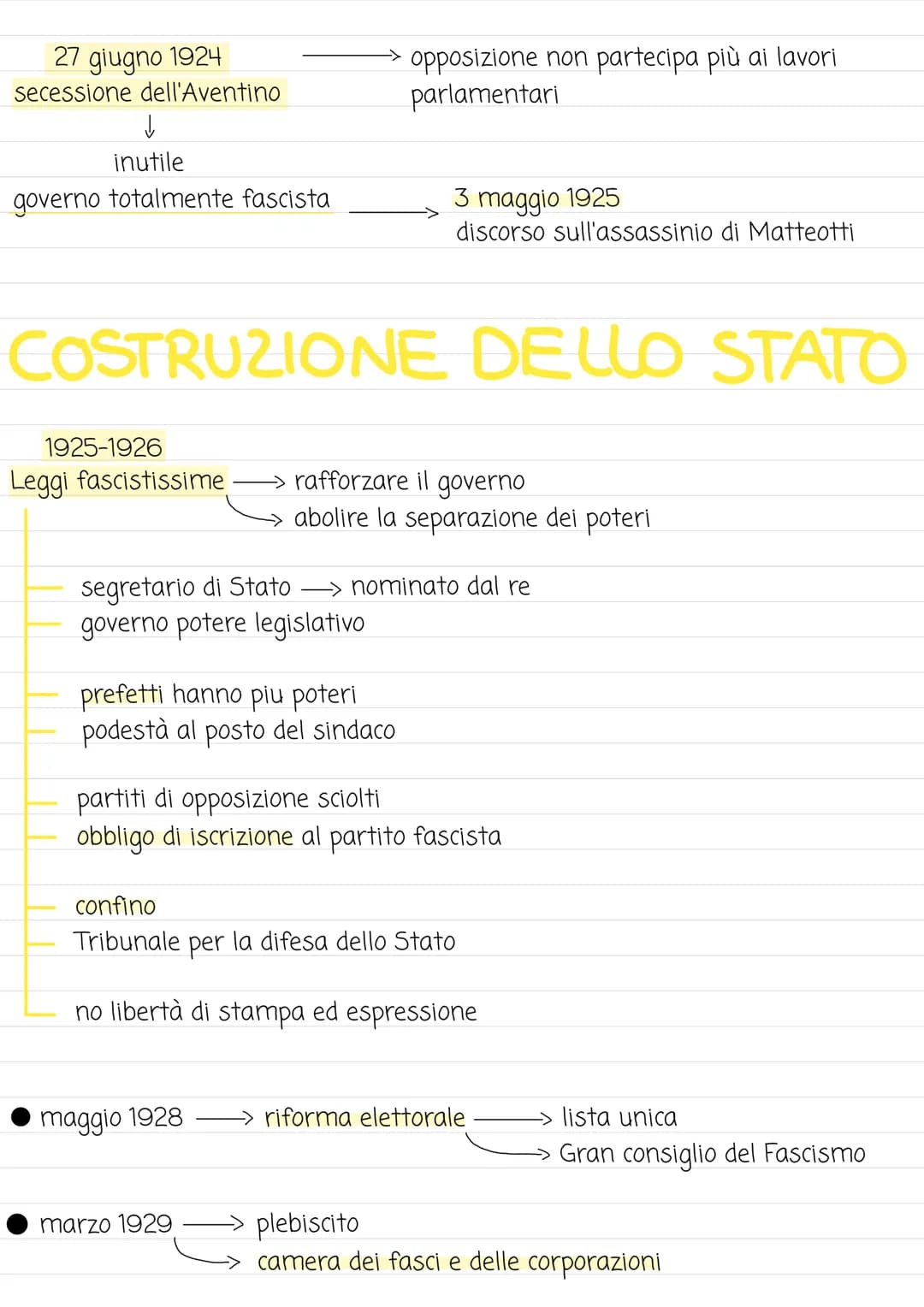 ASCESA DEL FASCISMO
• Mussolini → abbandona i progetti repubblicani
1919
squadre d'azione
movimento. •conservatore
antisocialista
• appoggia