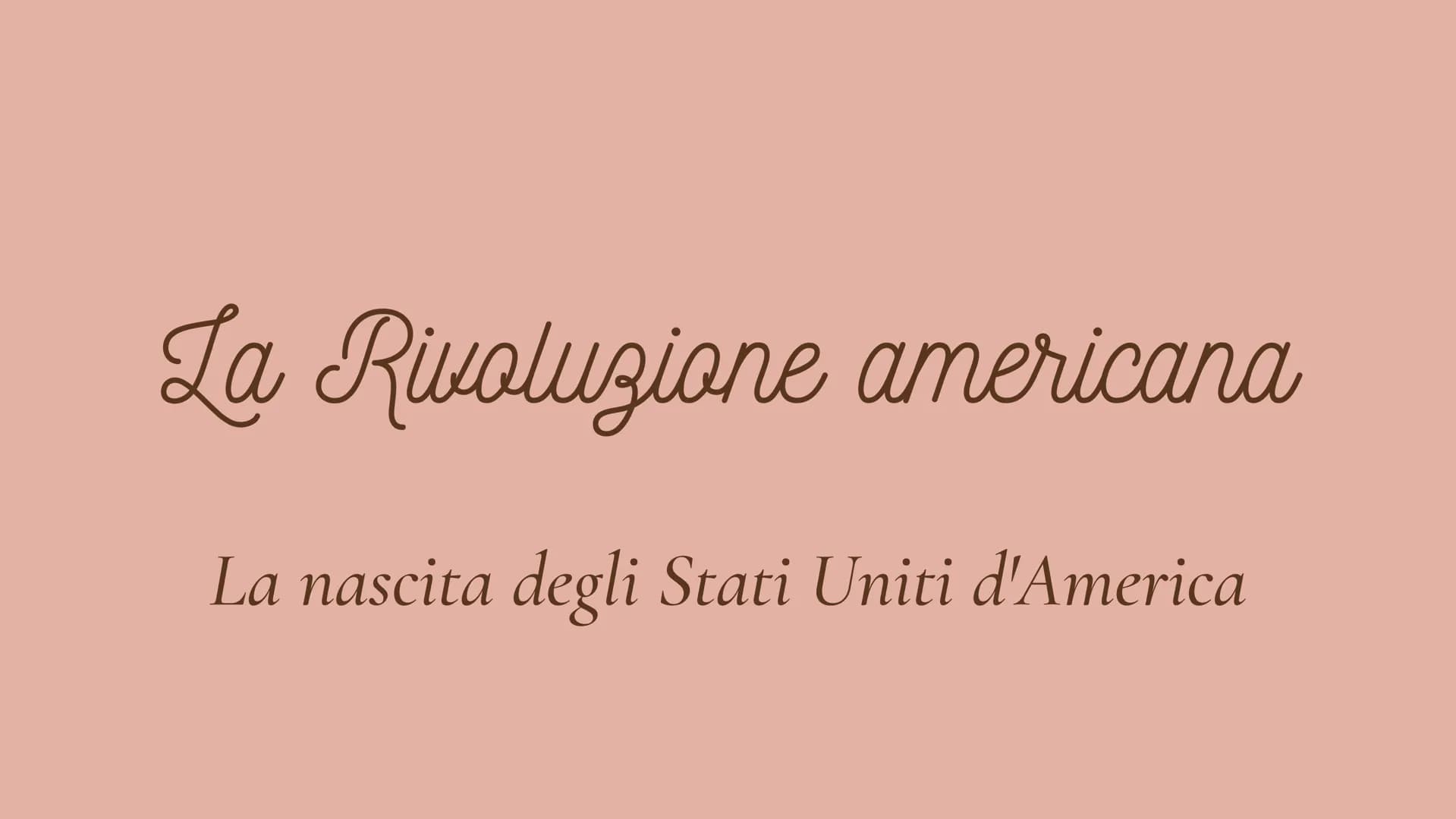 La Rivoluzione americana
La nascita degli Stati Uniti d'America LA GUERRA DEI SETTE ANNI
Tra FRANCIA e INGHILTERRA,
scoppia una guerra per l