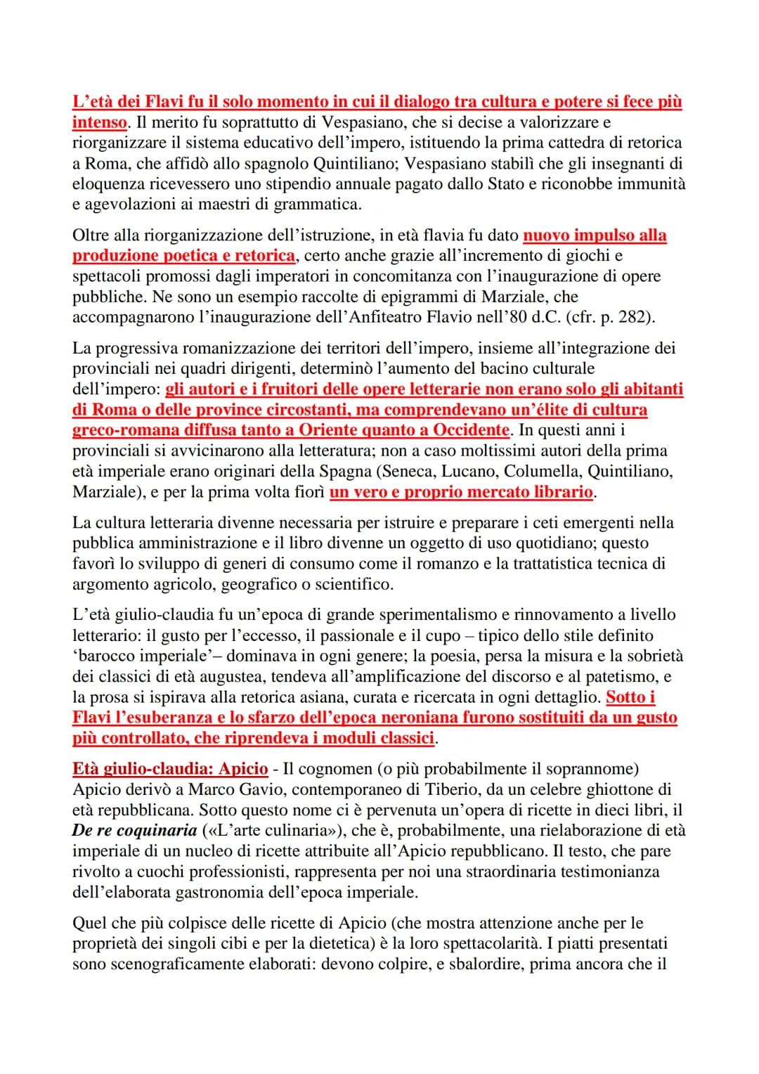 ETA' FLAVIA E PLINIO IL VECCHIO
Alla morte di Nerone (68 d.C.) il senato si rivelò incapace di imporre la propria
autorità sui diversi corpi