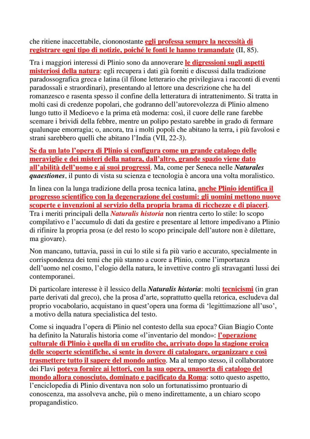 ETA' FLAVIA E PLINIO IL VECCHIO
Alla morte di Nerone (68 d.C.) il senato si rivelò incapace di imporre la propria
autorità sui diversi corpi