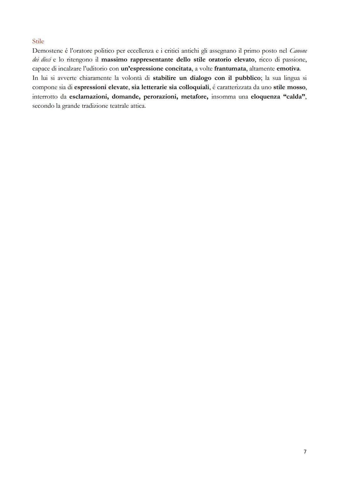 RETORICA E ORATORIA
Tale genere è presente in tutto il corso della civiltà greca (dalle assemblee omeriche
a quelle aristocratiche a quelle 