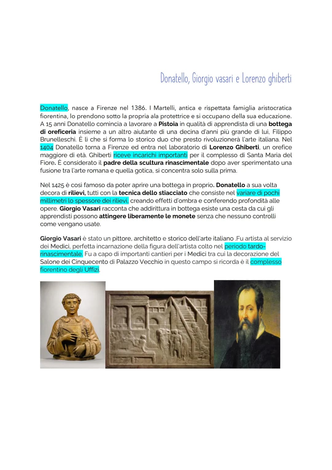 ARGOMENTI
Mettere delle fonti nell'argomento
● Perché nasce a Firenze?
Livello storico e artistico
●
Brunelleschi
La cupola di santa Maria d