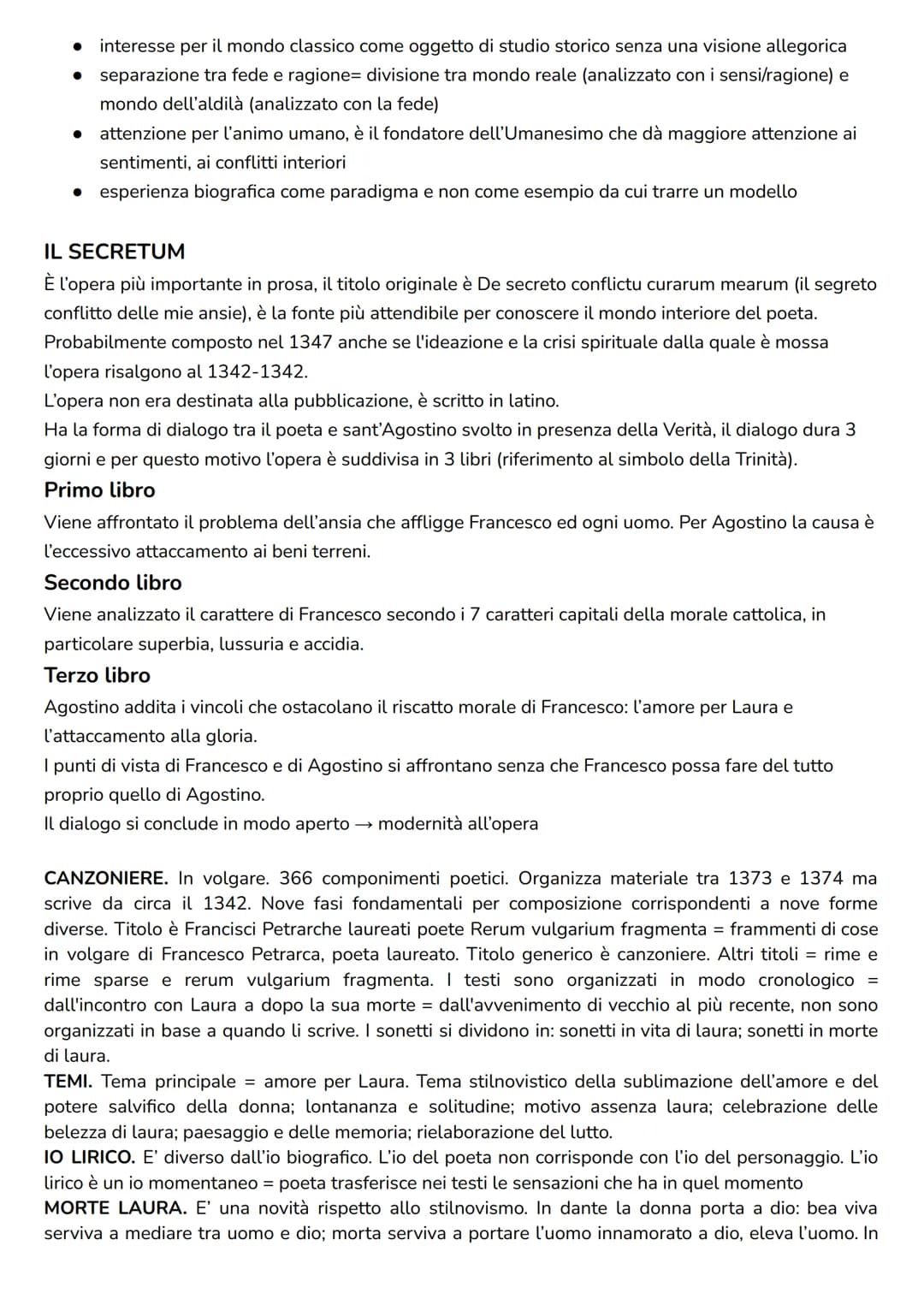 PETRARCA
VITA
1309 la sede del papato viene spostata ad Avignone dopo la morte di Papa Bonifacio VIII (1303)
Nasce il 20/08/1304 ad Arezzo (