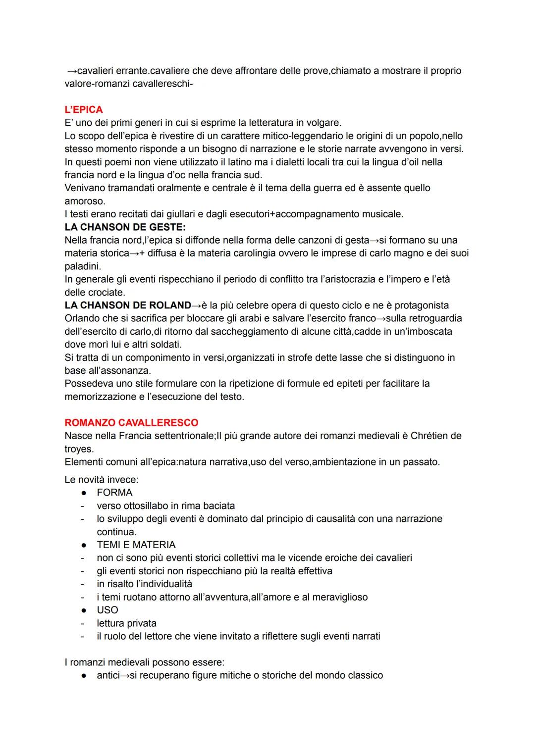 LE PRIME FORME LETTERARIE IN VOLGARE
Un ruolo importante nella produzione e trasmissione dei primi documenti letterari lo
ebbero, oltre ai c