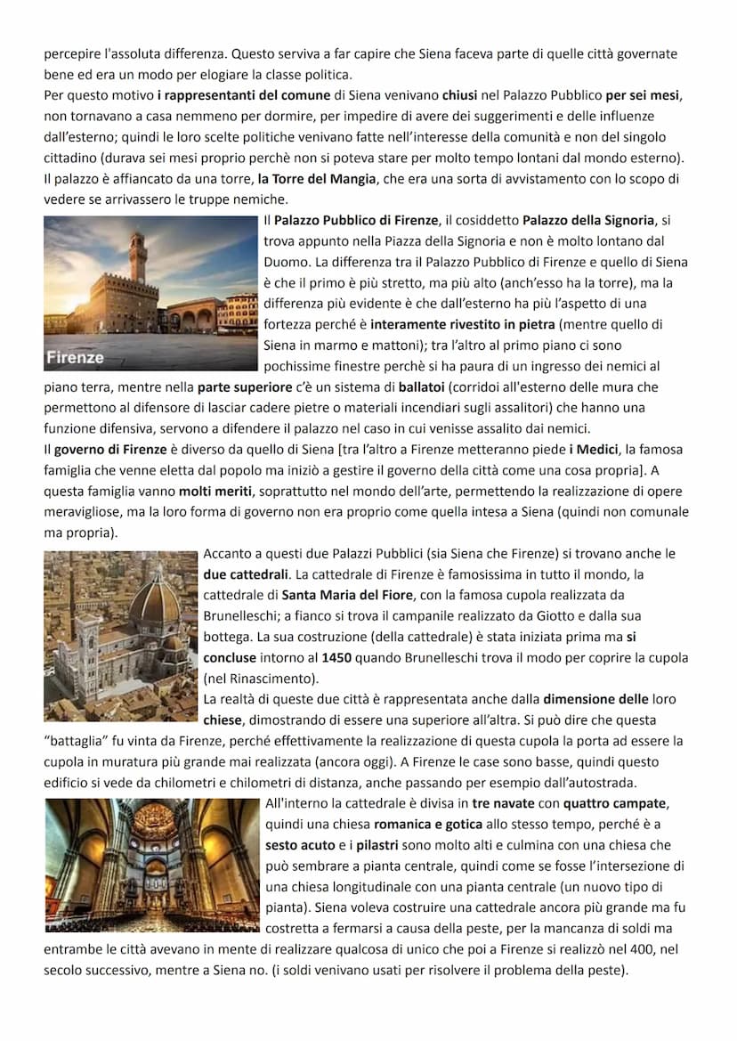 ARTE GOTICA
CONTESTO STORICO
Il gotico è il secondo periodo del medioevo che durante il rinascimento sfocerà in
Italia e presenta molte diff