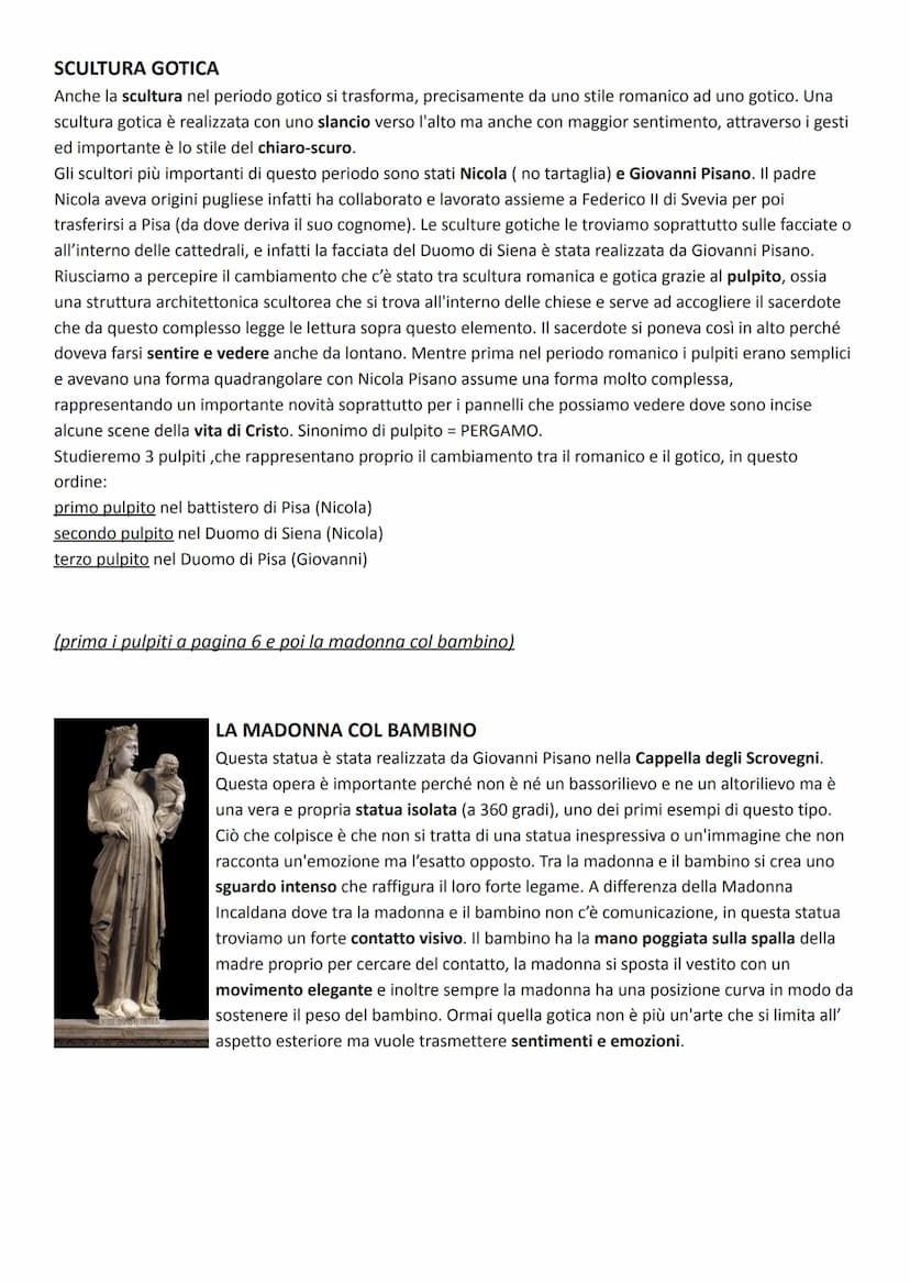 ARTE GOTICA
CONTESTO STORICO
Il gotico è il secondo periodo del medioevo che durante il rinascimento sfocerà in
Italia e presenta molte diff