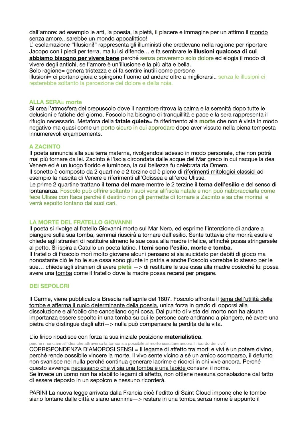UGO FOSCOLO
Nasce a Zacinto, una delle isole ioniche che
appartengono alla Repubblica di Venezia, da padre
veneziano e madre greca, ma poi s
