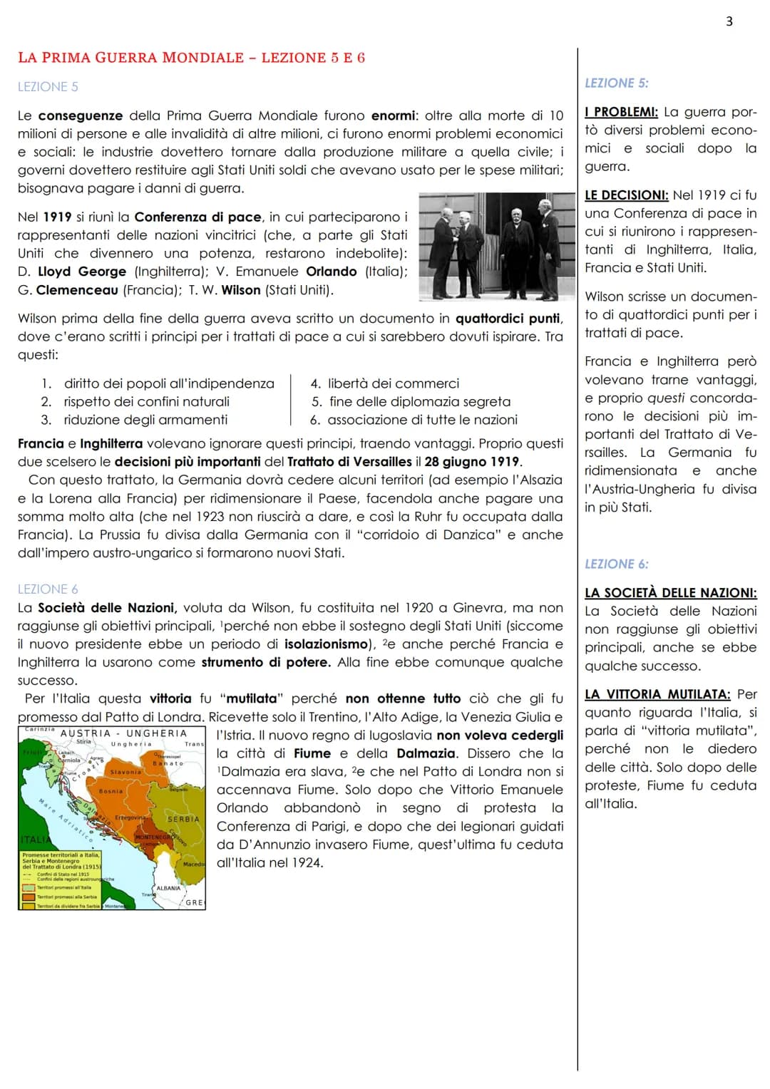 LA PRIMA GUERRA MONDIALE LEZIONE 1 E 2
LEZIONE 1
In Europa c'erano due schieramenti:
➤ la Triplice Alleanza, composta da Germania, Austria-U