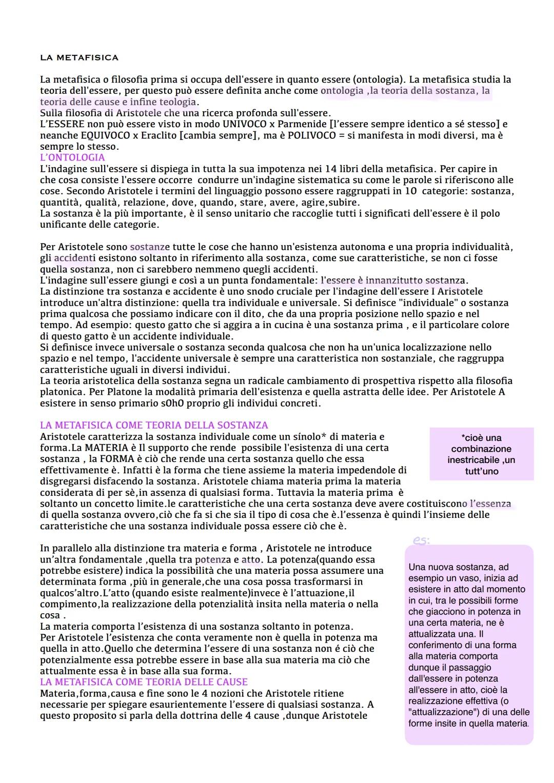 Aristotele
1 LA VITA E LE OPERE
Aristotele nasce nel 384 a.C. a stagira, Aristotele proviene da genitori non ateniesi, e per questo non
gode