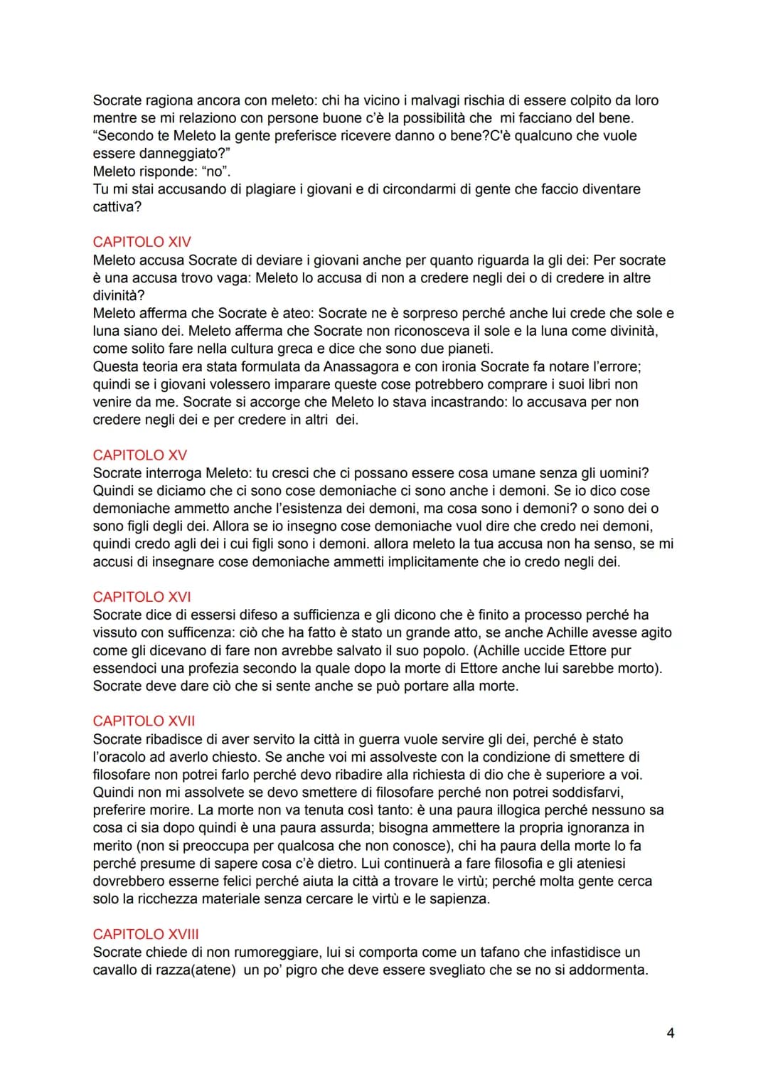 L'apologia di Sochate
CAPITOLO I
Socrate parla alla giuria, dopo che gli accusatori hanno esposto le accuse.
Socrate ammette che hanno parla