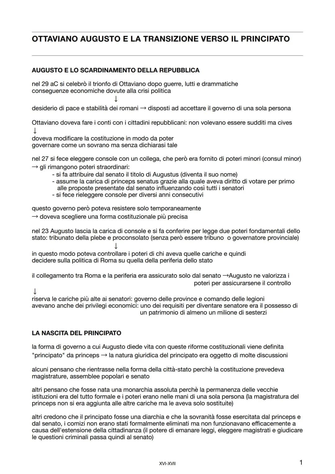 OTTAVIANO AUGUSTO E LA TRANSIZIONE VERSO IL PRINCIPATO
AUGUSTO E LO SCARDINAMENTO DELLA REPUBBLICA
nel 29 aC si celebrò il trionfo di Ottavi