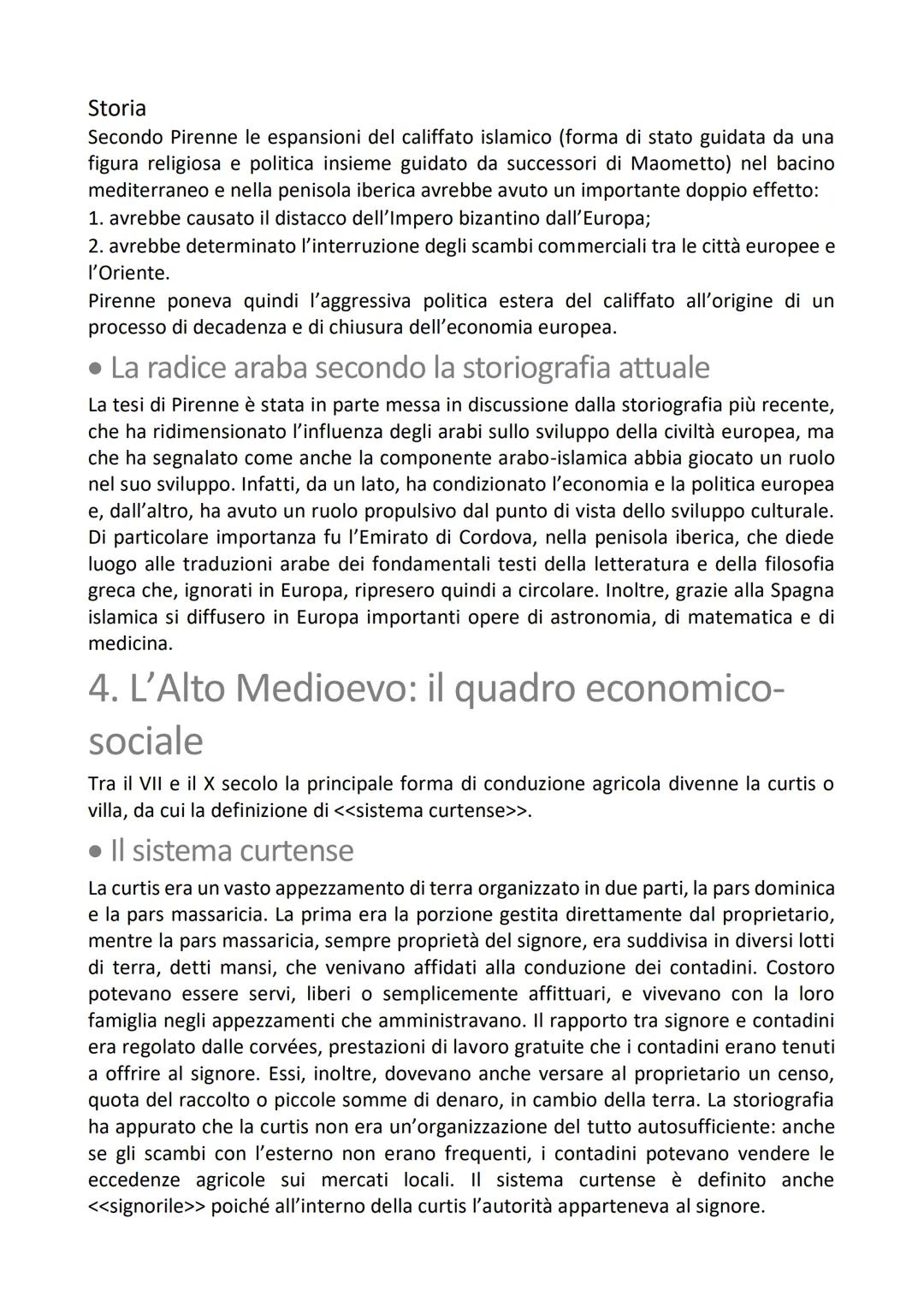 Storia
Le radici del Medioevo e
la società feudale
1. Il Medioevo come <<problema storico>>
Il termine <<Medioevo>> è comunemente usato per 