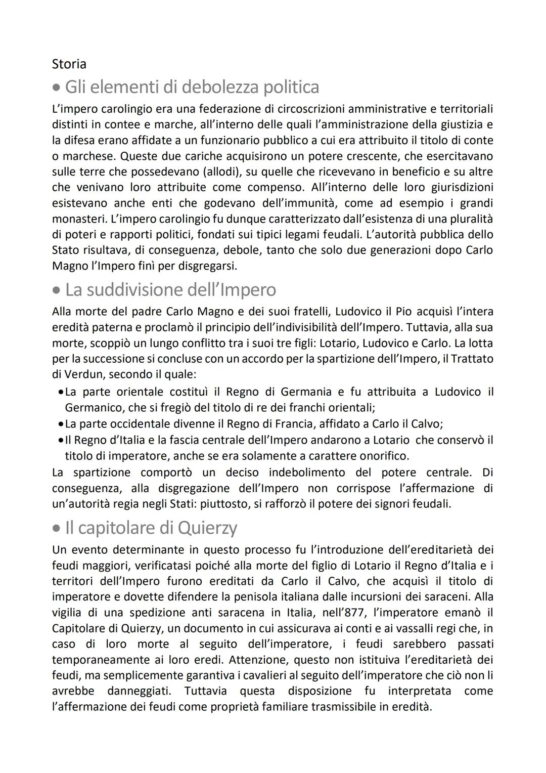 Storia
Le radici del Medioevo e
la società feudale
1. Il Medioevo come <<problema storico>>
Il termine <<Medioevo>> è comunemente usato per 
