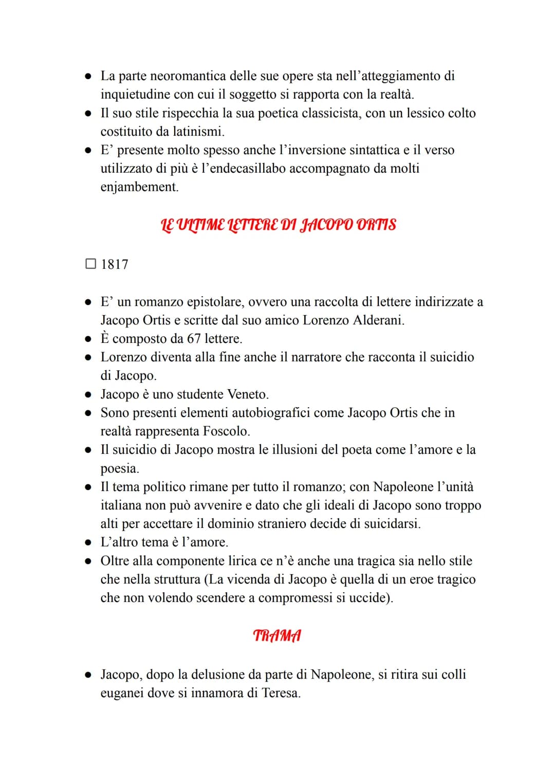 ☐ 1778
X 18271
→ Zante
UGO FOSCOLO
• Nasce da una famiglia in cui il padre è
veneziano e la madre è greca.
. A Venezia viene educato sulla b