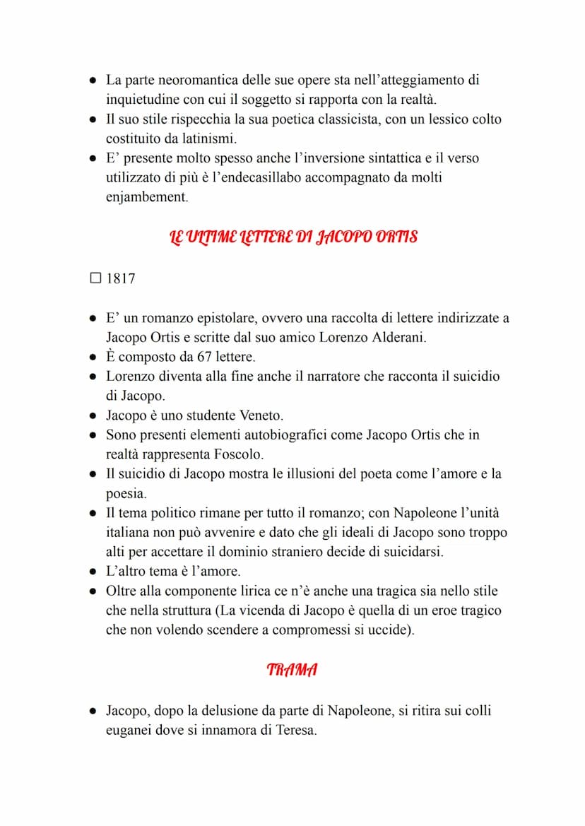 ☐ 1778
X 18271
→ Zante
UGO FOSCOLO
• Nasce da una famiglia in cui il padre è
veneziano e la madre è greca.
. A Venezia viene educato sulla b